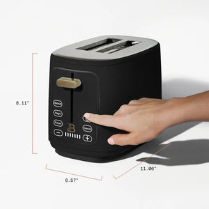 Beautiful 2 Slice Touchscreen Toaster, Black by Drew Barrymore- NEW IN BOX!!!