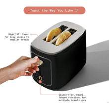 Beautiful 2 Slice Touchscreen Toaster, Black by Drew Barrymore- NEW IN BOX!!!