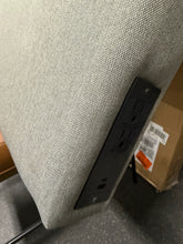 Carnegy Avenue
Hugo Twin Headboard with 2-Power Outlets, 1-USB and 1-USB Type-C Port with Faux Linen Upholstery in Gray- new