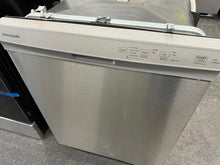 Frigidaire 24 in Front Control Built-In Tall Tub Dishwasher in Stainless Steel with 4-cycles and DishSense Sensor Technology! (NEW - MISSING OUTER COVER - MISSING BOTTOM TRIM COVER)