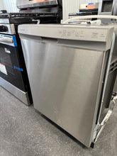 Frigidaire 24 in Front Control Built-In Tall Tub Dishwasher in Stainless Steel with 4-cycles and DishSense Sensor Technology! (NEW - MISSING OUTER COVER - MISSING BOTTOM TRIM COVER)