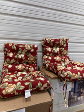 Roma Floral Outdoor Dining Chair Cushion, Set of 2! (NEW)