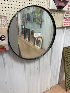 24 in. W x 24 in. H Round Mirror Framed Black Mirrors for Bathroom Wall Bathroom Vanity Mirror Over Sink! (NEW)