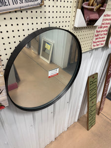 24 in. W x 24 in. H Round Mirror Framed Black Mirrors for Bathroom Wall Bathroom Vanity Mirror Over Sink! (NEW)