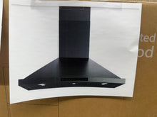 Vikio Pro 36 in. 600 CFM Ducted Wall Mount Range Hood in Black Stainless Steel with Gestures/Touch Control and LED Lights!! NEW IN BOX!!