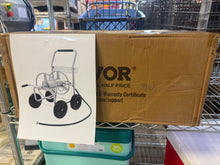 Skyshalo Hose Reel Cart Hold Up to 250 ft. of 5/8 in. Hose Garden Water Hose Carts Mobile Tools with 4 Wheels Heavy Planting!! NEW IN BOX!!