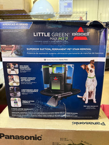BISSELL Little Green Max Pet Hair Pick-Up Portable Carpet Cleaner! (NEW IN BOX)