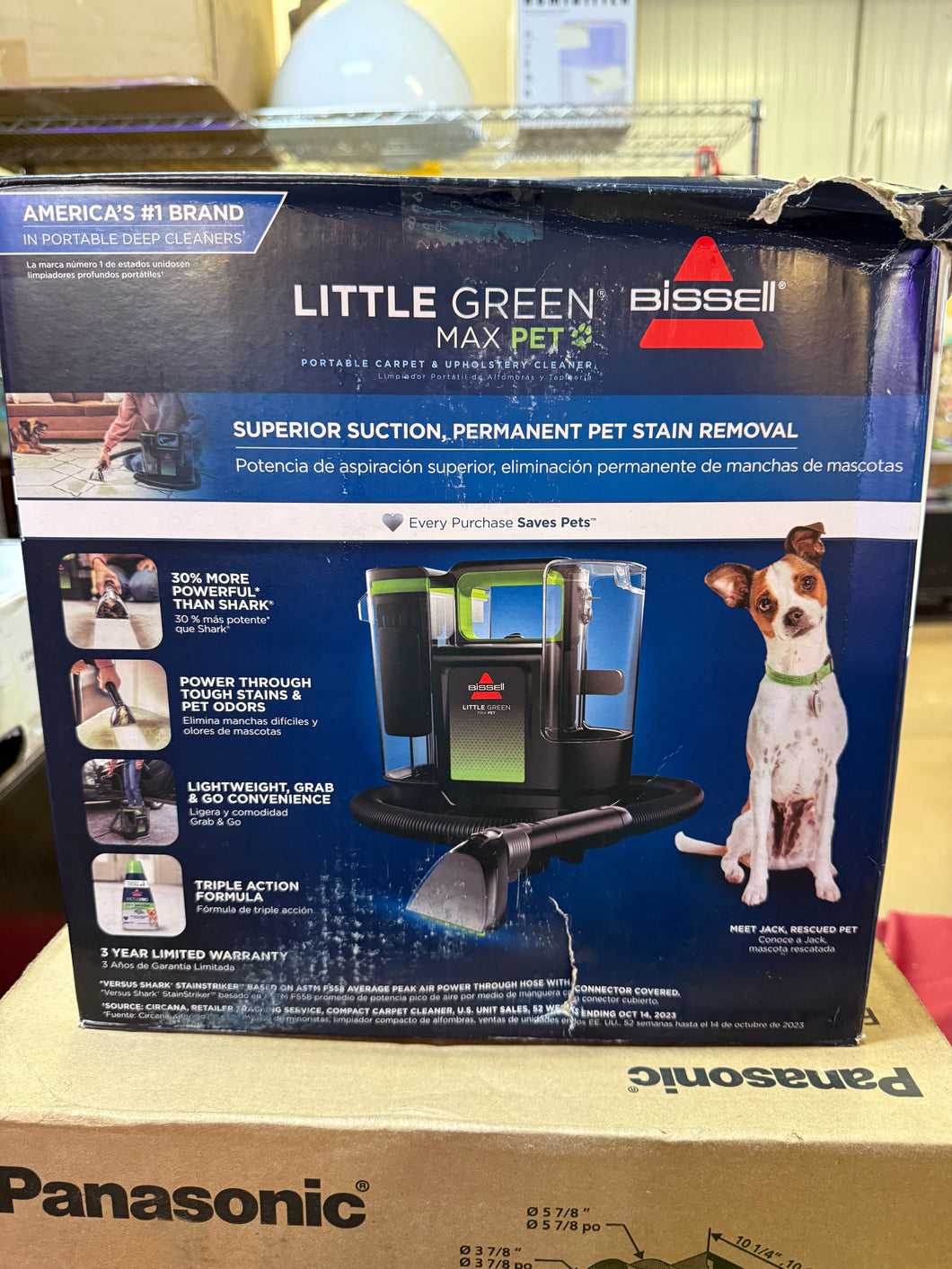 BISSELL Little Green Max Pet Hair Pick-Up Portable Carpet Cleaner! (NEW IN BOX)