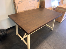 Better Homes and Gardens Collin Wood and Metal Dining Table! (NEW -  CHIPPED CORNERS!)