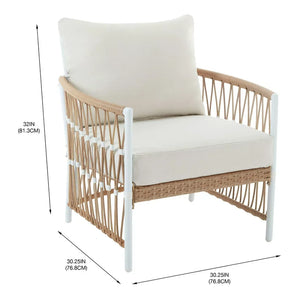 Better Homes & Gardens Lilah 2-Pack Outdoor Wicker Lounge Chair, White!

-Brand new in the box