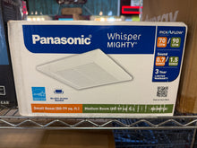 Panasonic Whisper Mighty Pick-A-Flow 70/90 CFM Ceiling/Wall Bathroom Exhaust Fan, Energy Star with 9 in. x 9 in. Grille Footprint!! NEW IN BOX!!