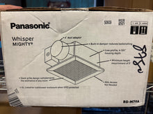 Panasonic Whisper Mighty Pick-A-Flow 70/90 CFM Ceiling/Wall Bathroom Exhaust Fan, Energy Star with 9 in. x 9 in. Grille Footprint!! NEW IN BOX!!