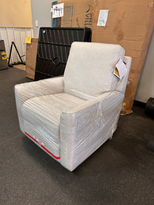 True Innovations Paxley Fabric Swivel Glider Recliner! (NEW - FRILLY SPOT FROM SHIPPING)
