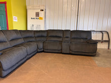 Redding 6-piece Fabric Power Reclining Sectional with Power Headrest! (NEW & ASSEMBLED)

-Brand new, but has one very small blemish on a cushion from shipping