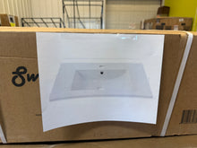 Swiss Madison 30 in. W x 18 in. D Ceramic Vanity Top in Glossy White!! NEW IN BOX!!