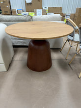 Two Tone 41.5” Round Dining Table! (NEW & ASSEMBLED)