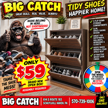 BIG CATCH — $59 SHOE CABINET