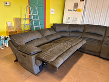 Redding 6-piece Fabric Power Reclining Sectional with Power Headrest! (NEW & ASSEMBLED)

-Brand new, but has one very small blemish on a cushion from shipping