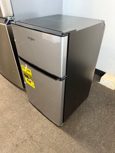 Whirlpool 3.1 cu ft Mini Refrigerator
Stainless Steel WH31S1E! (New, Minor Dent From Shipping!)