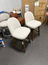 Set of 2 counter height 24” stools- new- swivel- NO SHIPPING