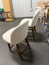 Set of 2 counter height 24” stools- new- swivel- NO SHIPPING