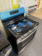 Frigidaire 30 in 5 Burner Freestanding Gas Range in Stainless Steel with Quick Boil and Steam Clean! (NEW - DENTED SIDES/HANDLE) - (GAS STOVE!)