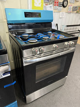 Frigidaire 30 in 5 Burner Freestanding Gas Range in Stainless Steel with Quick Boil and Steam Clean! (NEW - DENTED SIDES/HANDLE) - (GAS STOVE!)