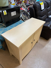 Elder 2 Door Cabinet Natural - Threshold! (NEW - SCRATCHED ON TOP FROM SHIPPING)