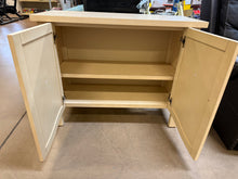 Elder 2 Door Cabinet Natural - Threshold! (NEW - SCRATCHED ON TOP FROM SHIPPING)