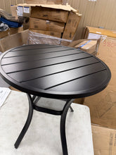 Check out this NEW Outdoor Metal Bistro Table — already ASSEMBLED and ready to go! No shipping