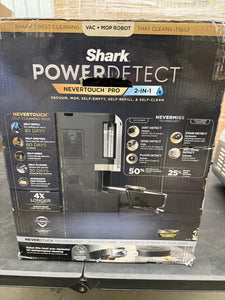 Shark Power Detect 2-in-1 Robot Vacuum and Mop with NeverTouch Pro Base!! NEW IN BOX!!
