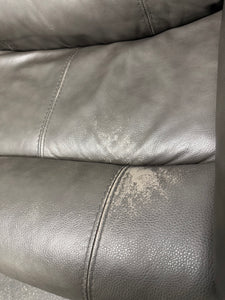 Wylder Leather Power Reclining Sectional with Power Headrests! (DEPARTMENT STORE RETURN - GREAT CONDITION - TWO CHAIRS HAVE RUB MARKS)