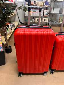 Zimtown 3 Piece Nested Spinner Suitcase Luggage Set With TSA Lock Red! (BRAND NEW)