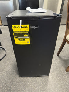 Whirlpool 3.3 cu ft Refrigerator Black!! BRAND NEW!!