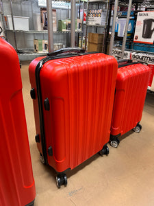 Zimtown 3 Piece Nested Spinner Suitcase Luggage Set With TSA Lock Red! (BRAND NEW)