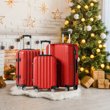 Zimtown 3 Piece Nested Spinner Suitcase Luggage Set With TSA Lock Red! (BRAND NEW)