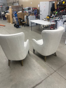 Aria Swoop Wing Chair/ set of 2 - brand new and assembled