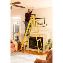 Louisville Ladder 8' Fiberglass Step Ladder, 12' Reach, 250 lbs Load Capacity! (NEW OUT OF BOX)
