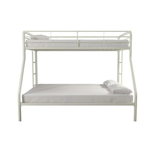 DHP Dusty Twin over Full Metal Bunk Bed with Secured Ladders, Off White! (NEW IN BOX)