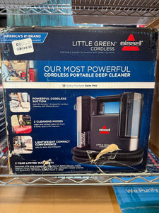 BISSELL® Little Green® Cordless Portable Carpet and Upholstery Cleaner!! NEW IN BOX!!
