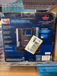 BISSELL® Little Green® Cordless Portable Carpet and Upholstery Cleaner!! NEW IN BOX!!