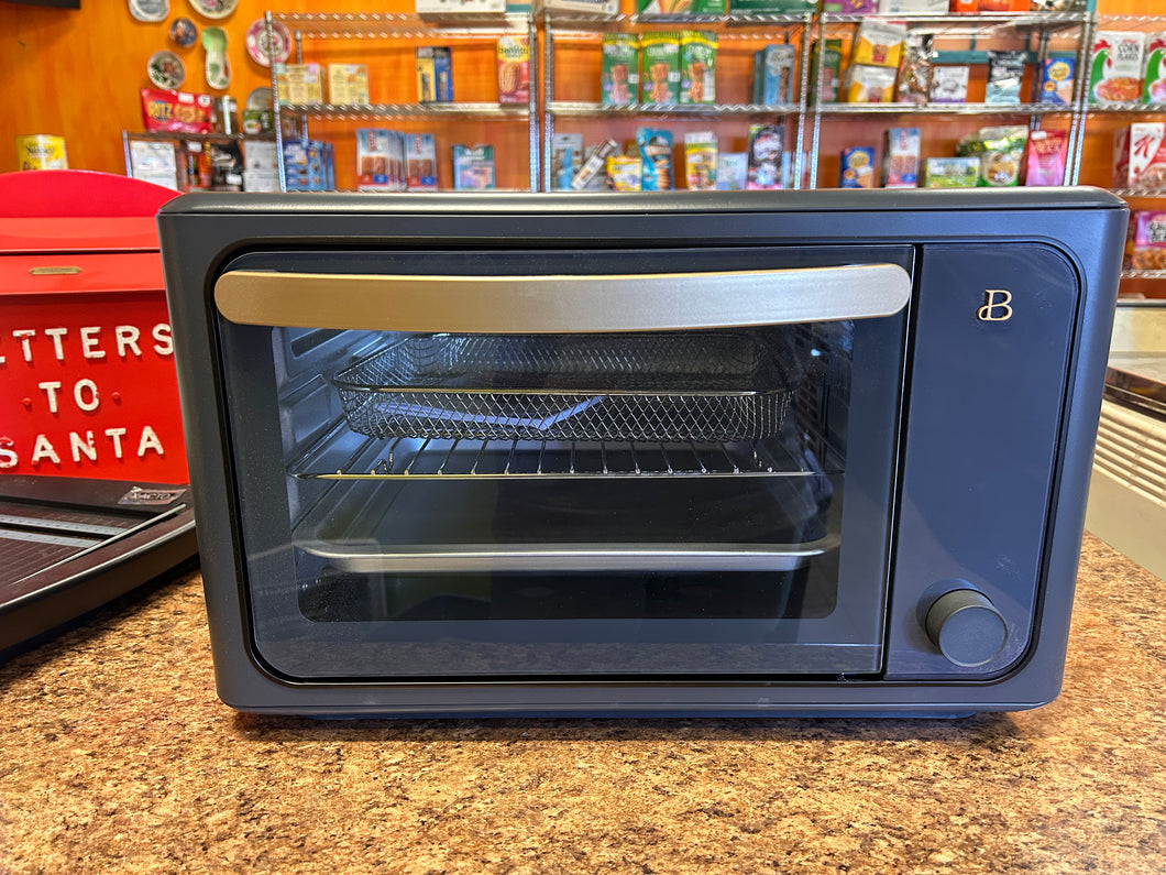 Beautiful 6 Slice Touchscreen Air Fryer Toaster Oven, Black Sesame by Drew Barrymore! (USED ONCE - LIKE NEW!)