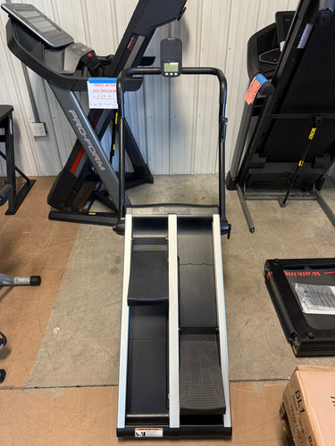 Echelon - Stair Climber Sport - Stair Stepper for Home - Stair Climber - Stepping Machine - Stair Stepper Exercise Equipment - Battery Powered x2 AA Batteries!! NEW OUT OF BOX - SCRATCHED FROM SHIPPING)
