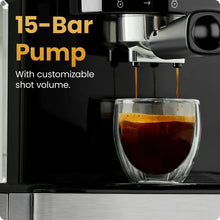 Chefman CraftBrew Espresso Machine w/ Steam Wand and Touch Controls – Stainless Steel! (NEW)