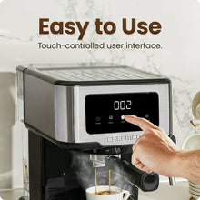Chefman CraftBrew Espresso Machine w/ Steam Wand and Touch Controls – Stainless Steel! (NEW)
