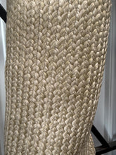 7'x10' Natural Woven Rectangular Braided Outdoor Area Rug Cream/Beige!(NEW - DARK SPOT)