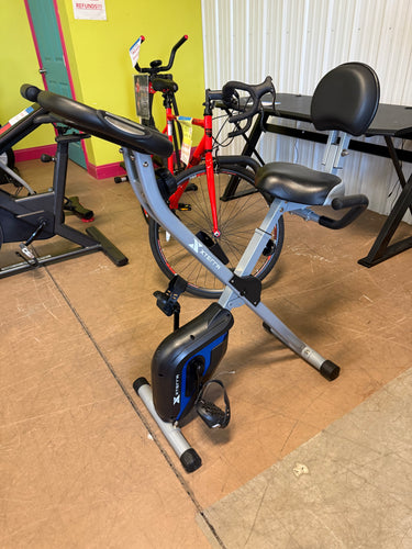 XTERRA Fitness FB360 Compact Stationary Upright Folding Bike with Magnetic Resistance and 250 lb Weight Limit! (NEW - MISSING FOLDING BOLT!)