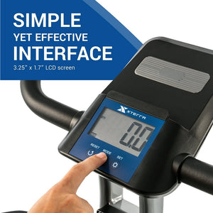 XTERRA Fitness FB360 Compact Stationary Upright Folding Bike with Magnetic Resistance and 250 lb Weight Limit! (NEW - MISSING FOLDING BOLT!)