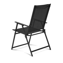 Mainstays Greyson Square Set of 2 Outdoor Patio Steel Sling Folding Chair, Black!

-New in box