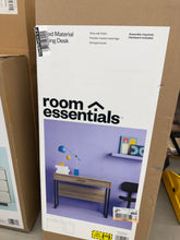 Mixed Material Writing Desk Gray, Room Essentials! (NEW IN BOX)